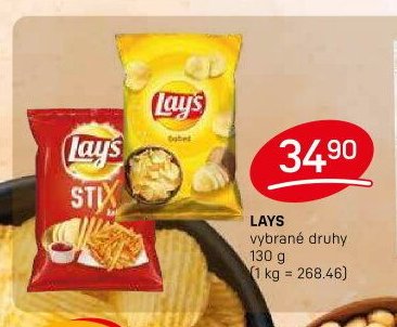LAYS vybrané druhy 130 g