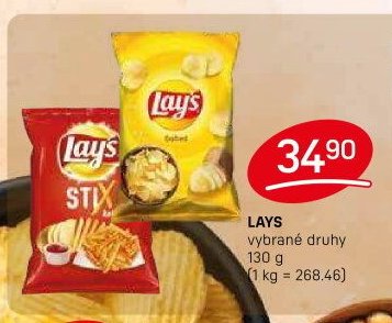 LAYS vybrané druhy 130 g