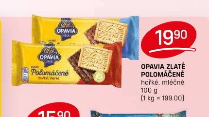 OPAVIA ZLATÉ POLOMÁČENÉ 100 g