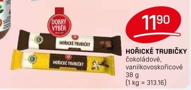 HOŘICKÉ TRUBIČKY čokoládové, vanilkovoskořicové 38 g