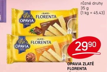 OPAVIA ZLATÉ FLORENTA různé druhy 112 g