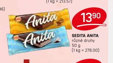 SEDITA ANITA různé druhy 50 g