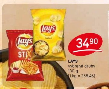LAYS vybrané druhy 130 g