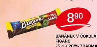 BANÁNEK V ČOKOLÁDĚ FIGARO 25 g + 20% ZDARMA