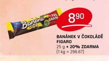 BANÁNEK V ČOKOLÁDĚ FIGARO