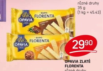 OPAVIA ZLATÉ FLORENTA různé druhy 112 g