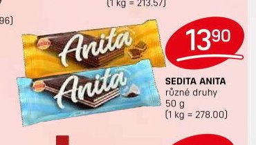 SEDITA ANITA různé druhy 50 g