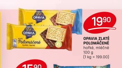 OPAVIA ZLATÉ POLOMÁČENÉ 100 g