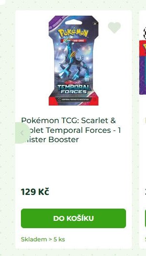 Pokémon TCG: Scarlet & Violet Temporal Forces - 1 Blister Booster