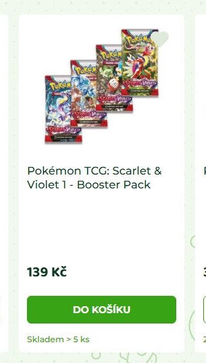 Pokémon TCG: Scarlet & Violet 1 - Booster Pack