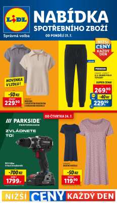 aktuální leták Lidl 21.7.2025-27.7.2025