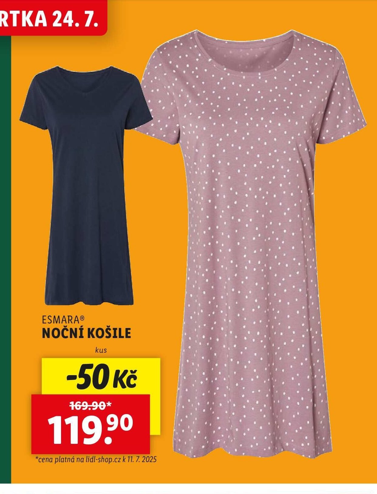 ESMARA NOČNÍ KOŠILE