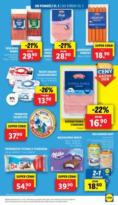 aktuální leták Lidl 21.7.2025-23.7.2025