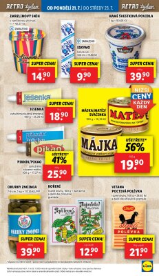 aktuální leták Lidl 21.7.2025-23.7.2025