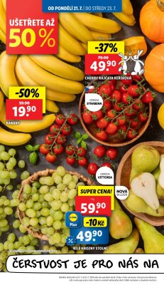 aktuální leták Lidl 21.7.2025-23.7.2025
