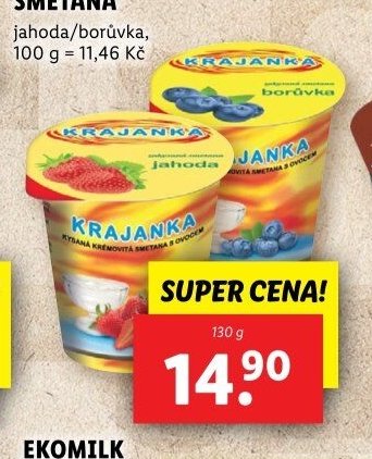 KRAJANKA ZAKYSANÁ SMETANA