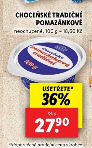 CHOCEŇSKÉ TRADIČNÍ POMAZÁNKOVÉ