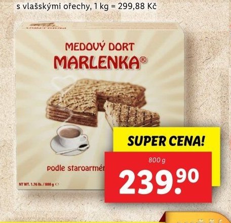 MARLENKA MEDOVÝ DORT
