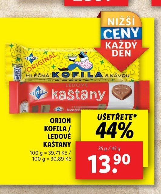ORION KOFILA / LEDOVÉ KAŠTANY