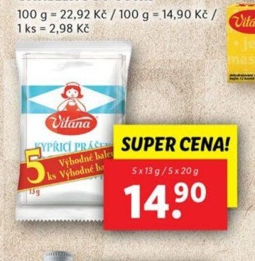 VITANA KYPŘICÍ PRÁŠEK / SKOŘICOVÝ CUKR / VANILINOVÝ CUKR