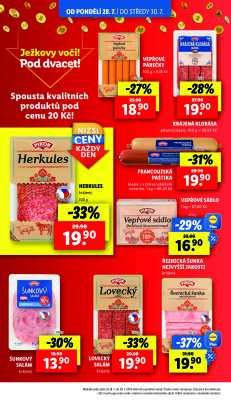 aktuální leták Lidl 28.7.2025-30.7.2025