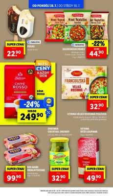 aktuální leták Lidl 28.7.2025-30.7.2025