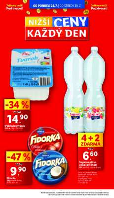 aktuální leták Lidl 28.7.2025-30.7.2025