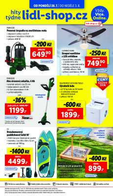 aktuální leták Lidl 28.7.2025-30.7.2025