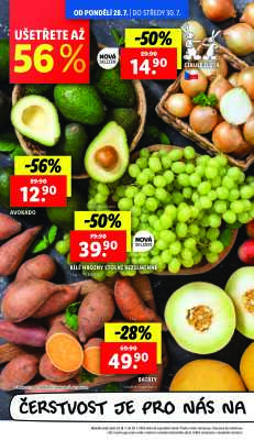 aktuální leták Lidl 28.7.2025-30.7.2025