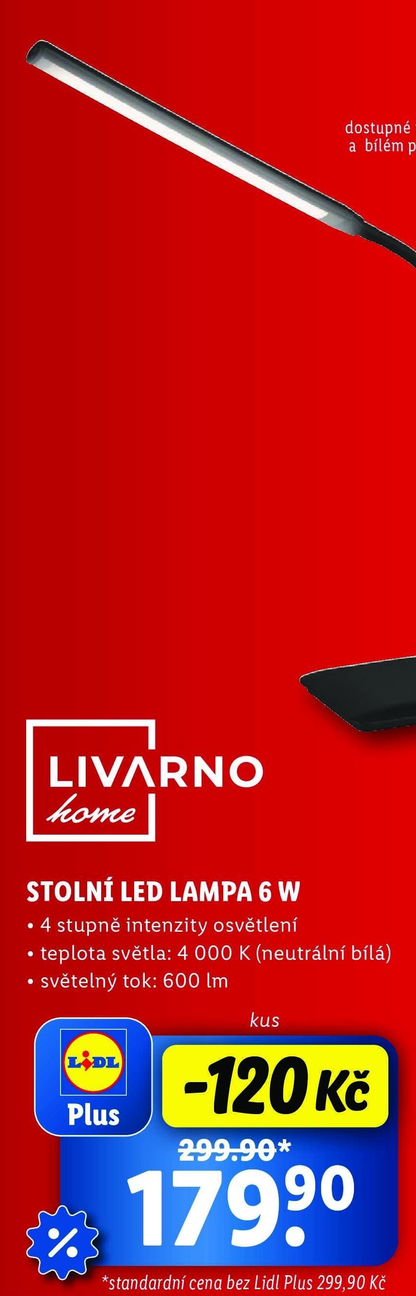 STOLNÍ LED LAMPA 6 W