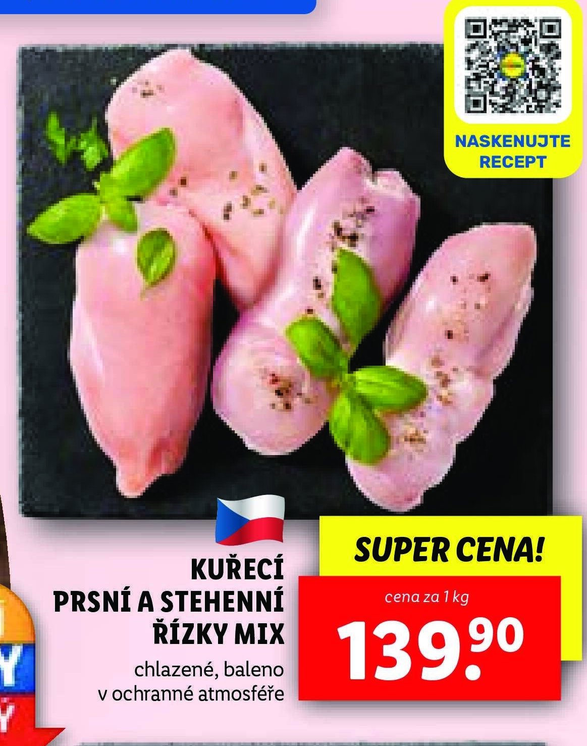 KUŘECÍ PRSNÍ A STEHENNÍ ŘÍZKY MIX
