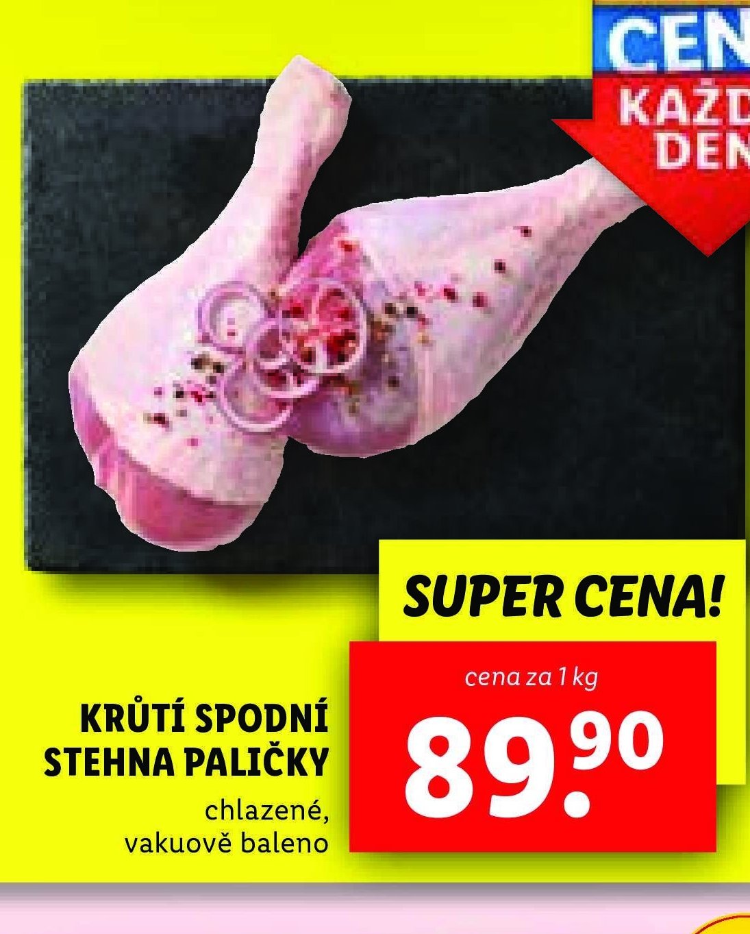 KRŮTÍ SPODNÍ STEHNA PALIČKY