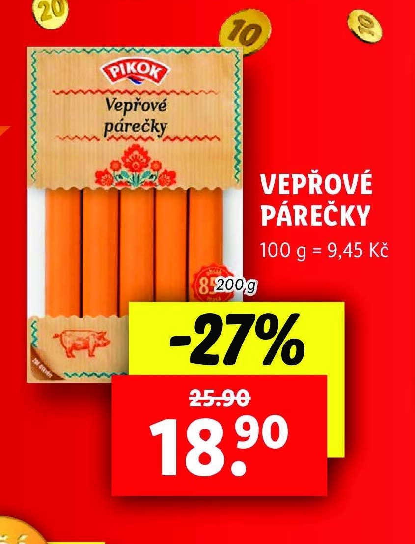 Vepřové párečky