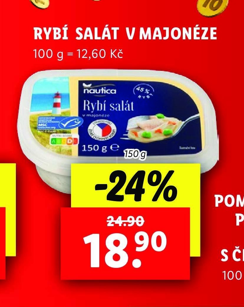 Rybí salát v majonéze