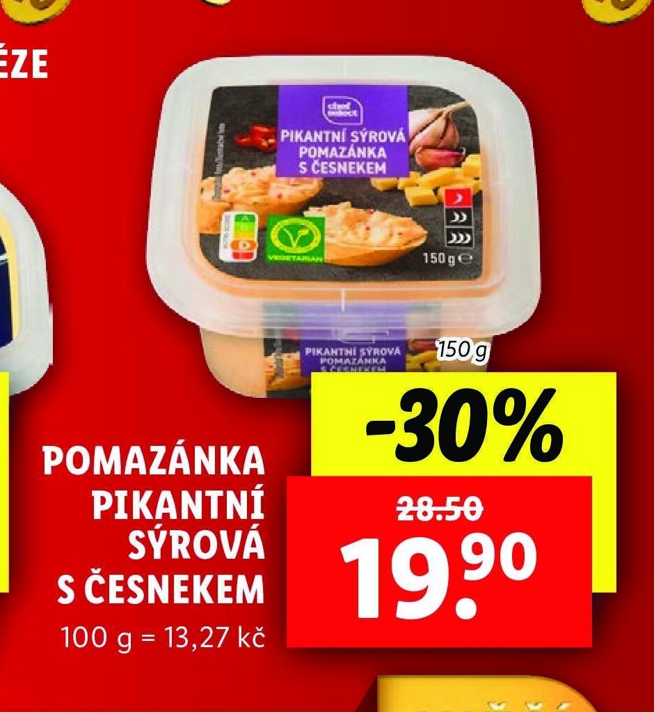 Pomazánka pikantní sýrová s česnekem