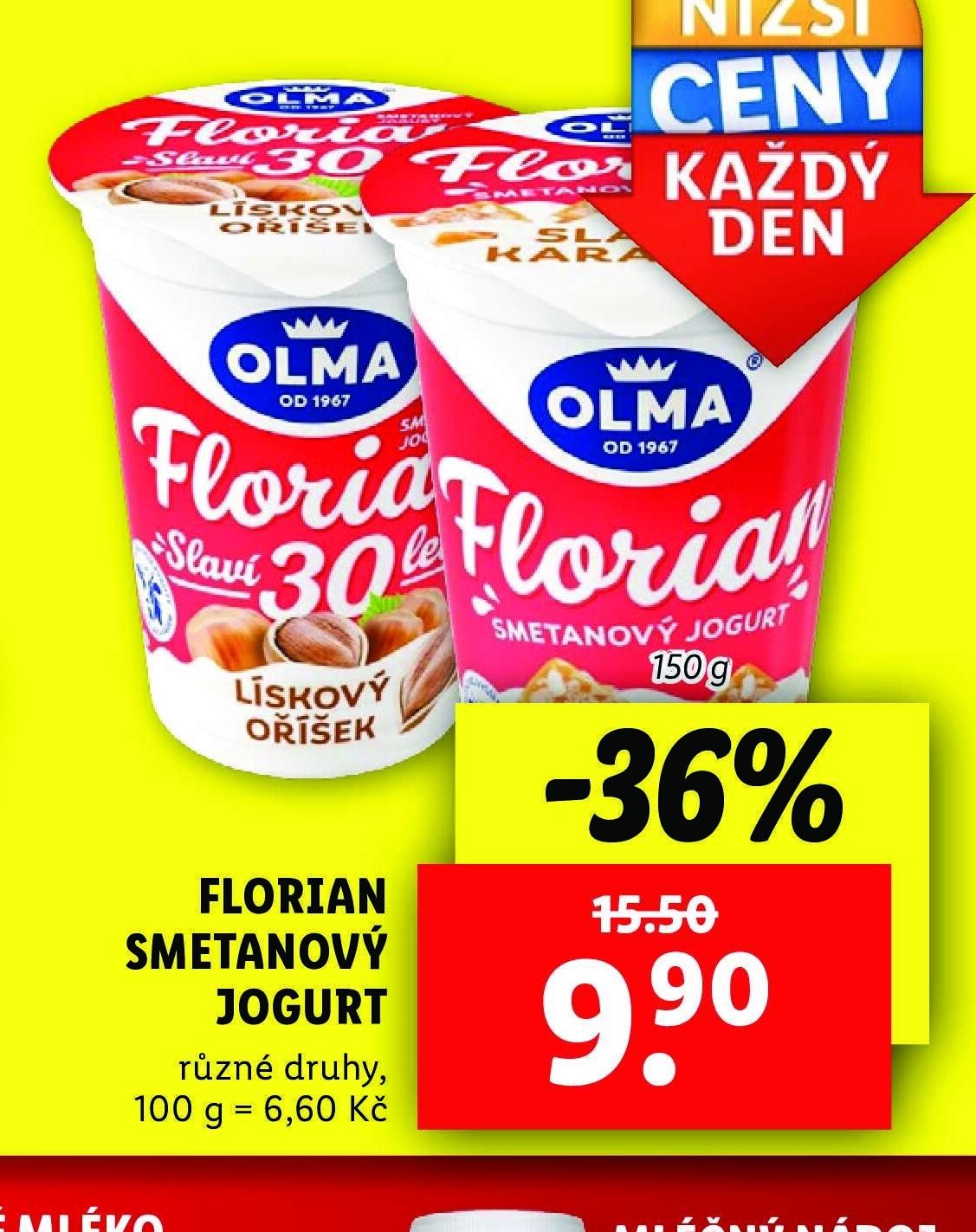 Florian smetanový jogurt