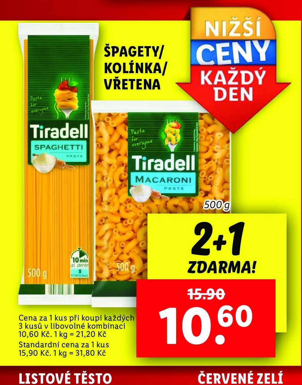 Tiradell Špagety / Kolínka / Vřetena