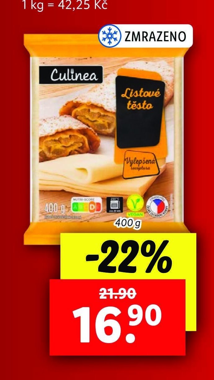 Culinea Listové těsto