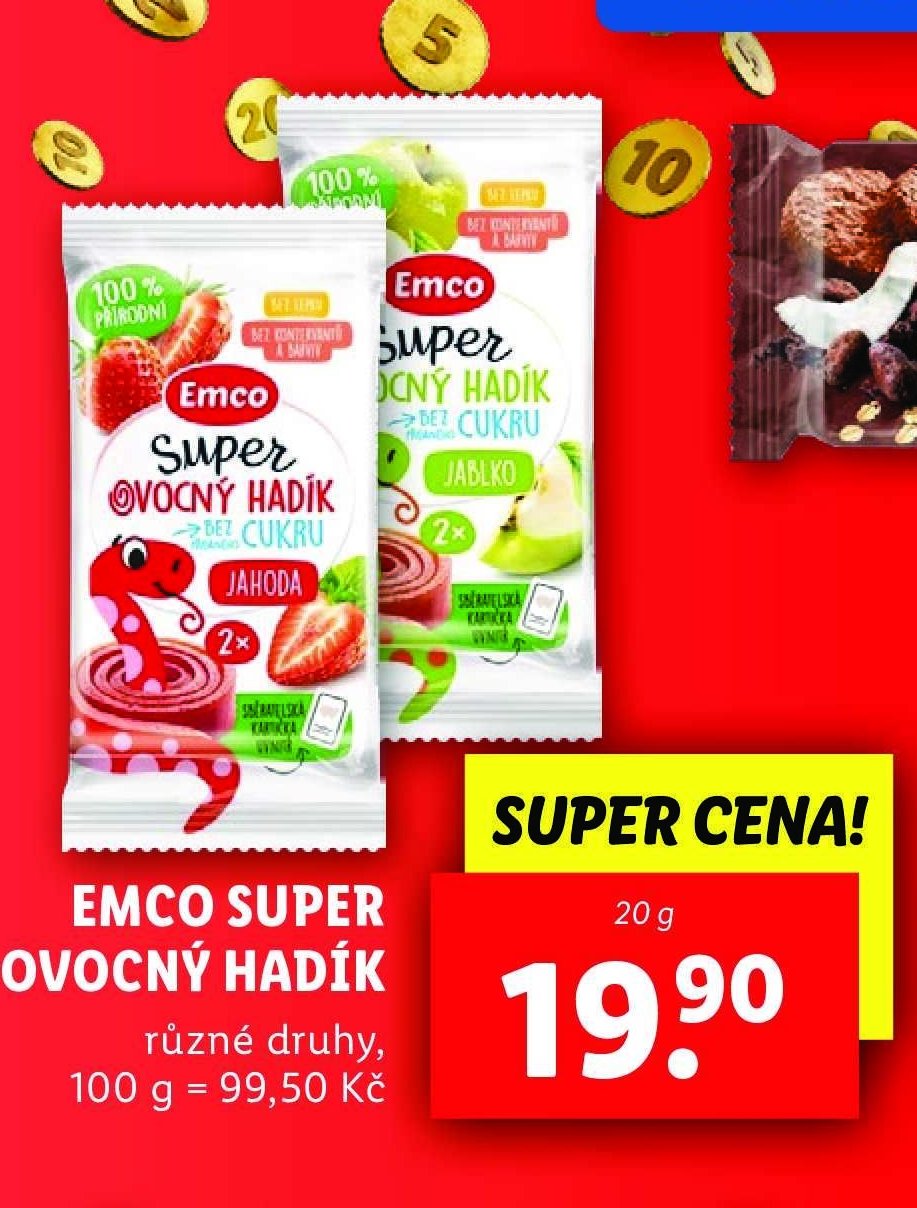 EMCO SUPER OVOCNÝ HADÍK