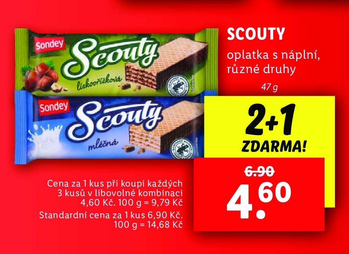 SCOUTY oplatka