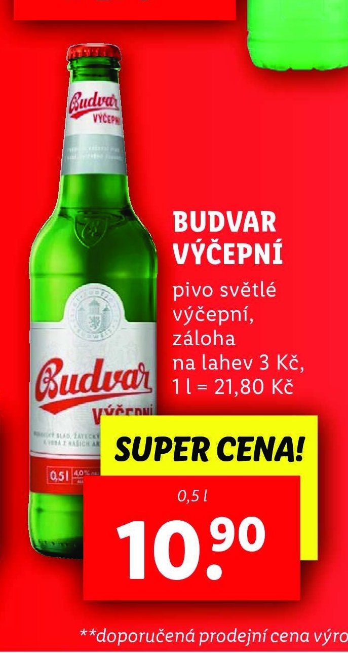 Budvar výčepní