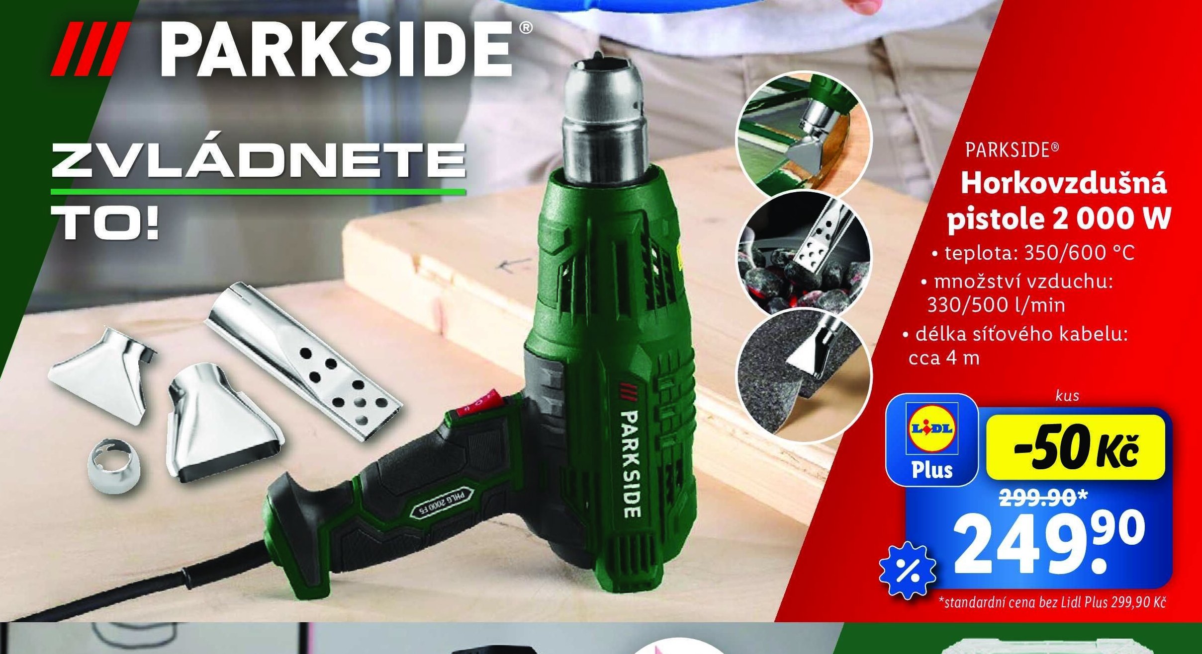 PARKSIDE Horkovzdušná pistole 2 000 W