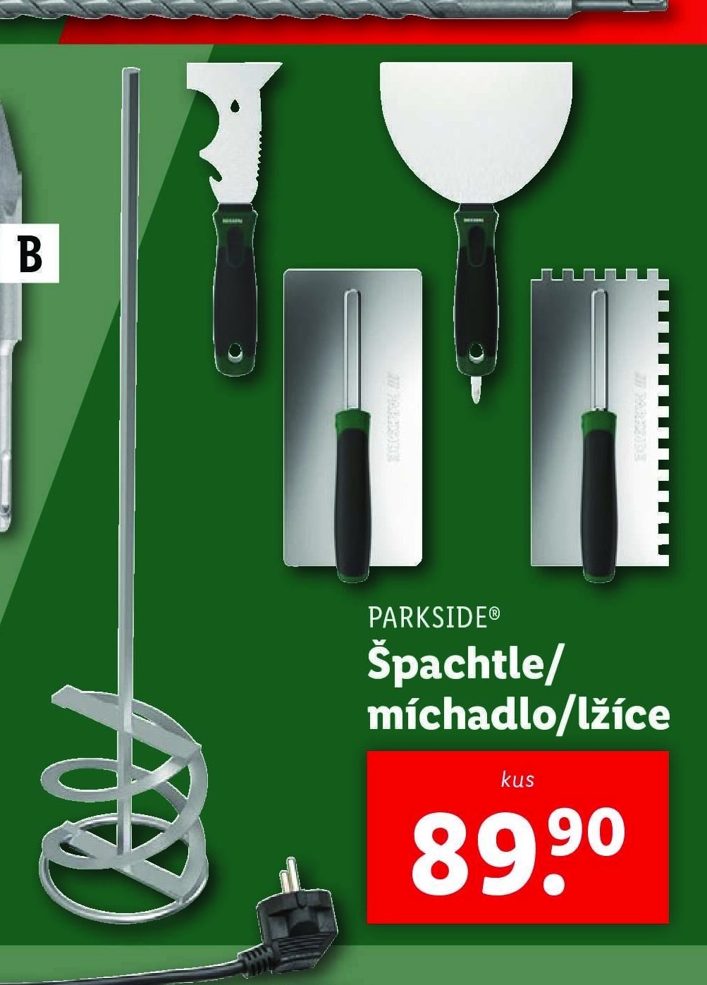 PARKSIDE Špachtle/míchadlo/lžíce