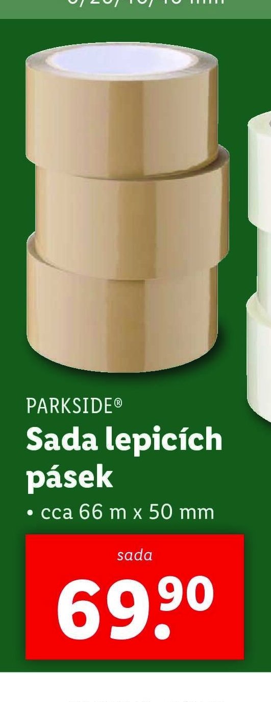 PARKSIDE Sada lepicích pásek