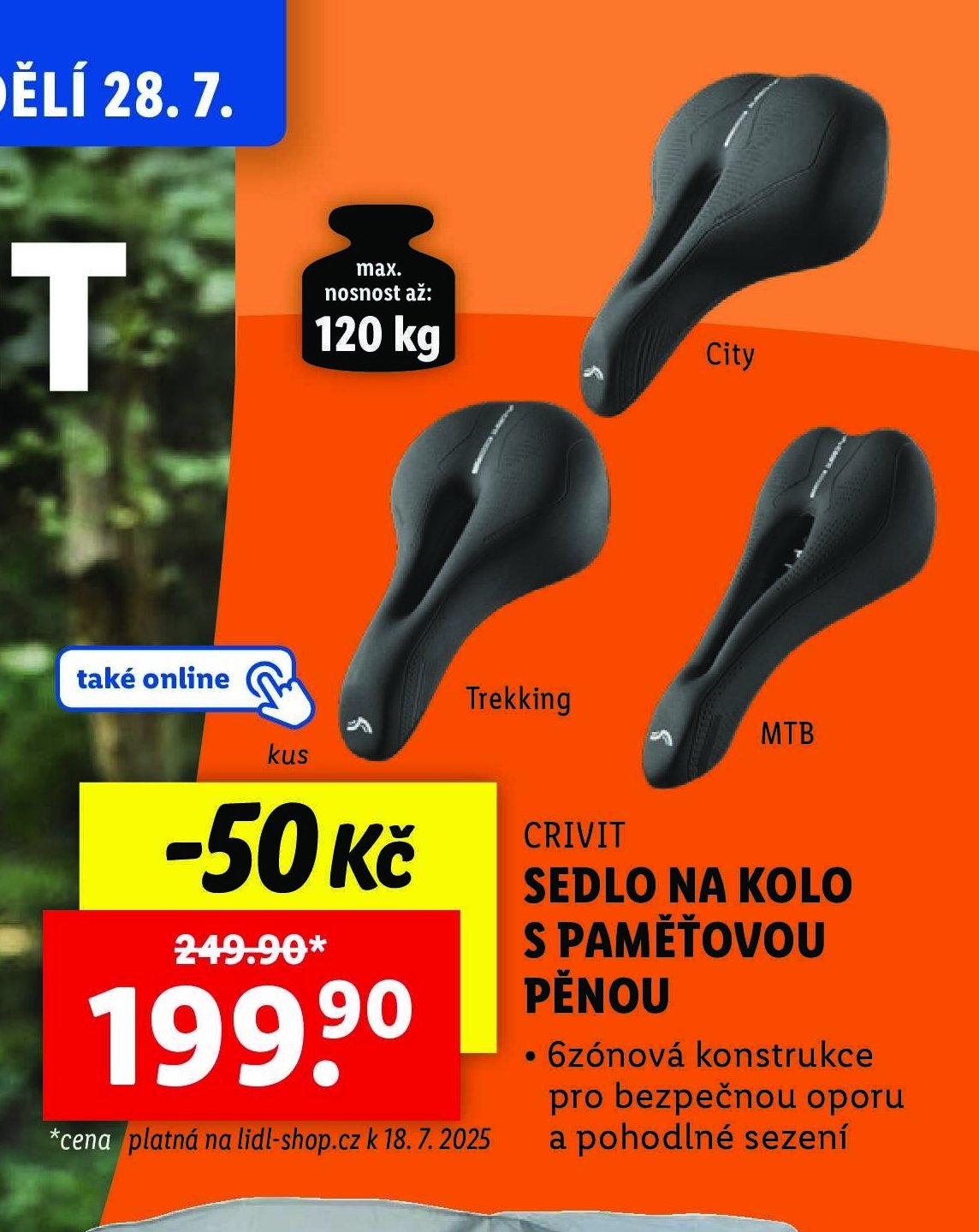 CRIVIT SEDLO NA KOLO S PAMĚŤOVOU PĚNOU