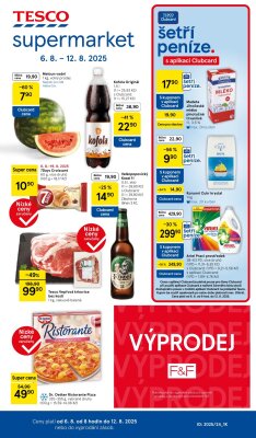 aktuální leták Tesco 6.8.2025-12.8.2025