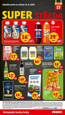 aktuální leták Penny Market 7.8.2025-13.8.2025