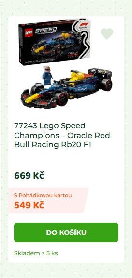 77243 Lego Speed Champions – Oracle Red Bull Racing Rb20 F1
