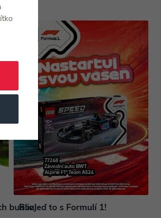 LEGO Speed Champions 77248 Závodní auto BWT Alpine F1 Team A524
