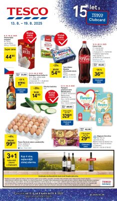 aktuální leták Tesco 13.8.2025-19.8.2025